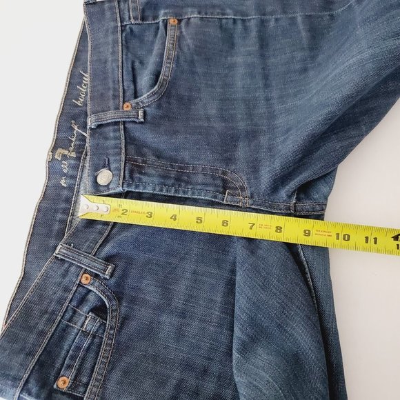 7FAM Blue Classic Bootcut Jeans - Picture 11 of 12